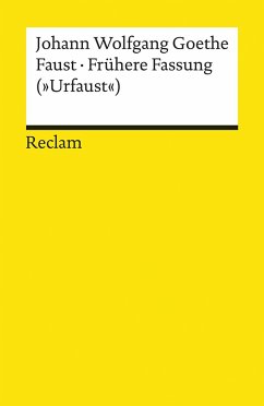 Faust - Frühere Fassung ("Urfaust") von Reclam, Ditzingen